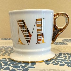 Anthropologie Monogram "M" Mug